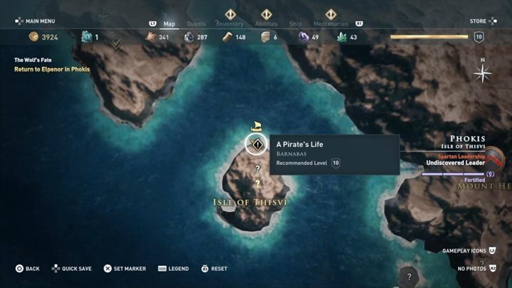 Start misji: Wyspa Thisvi, rozmowa z rozbitkiem - Fokida - Misje poboczne w Assassins Creed Odyssey - Assassins Creed Odyssey - poradnik do gry