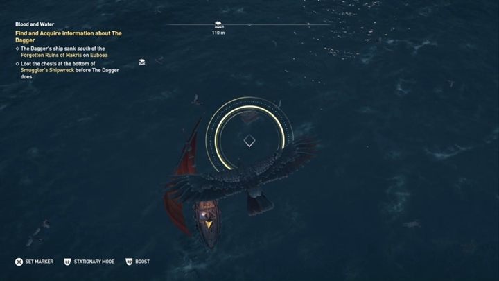 Zabierz jedną z łódek i płyń w kierunku morza - Wyspa Abantis - Misje poboczne w Assassins Creed Odyssey - Assassins Creed Odyssey - poradnik do gry