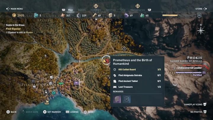 1 - Enigmatyczne ostrakony w Fokida - Assassins Creed Odyssey - poradnik do gry