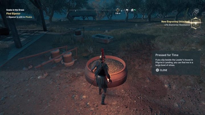 Rozwiązanie zagadki: Przedmiot znajdziesz niedaleko wielkiego dzbanu z oliwą, niedaleko domu przywódcy - Enigmatyczne ostrakony w Fokida - Assassins Creed Odyssey - poradnik do gry