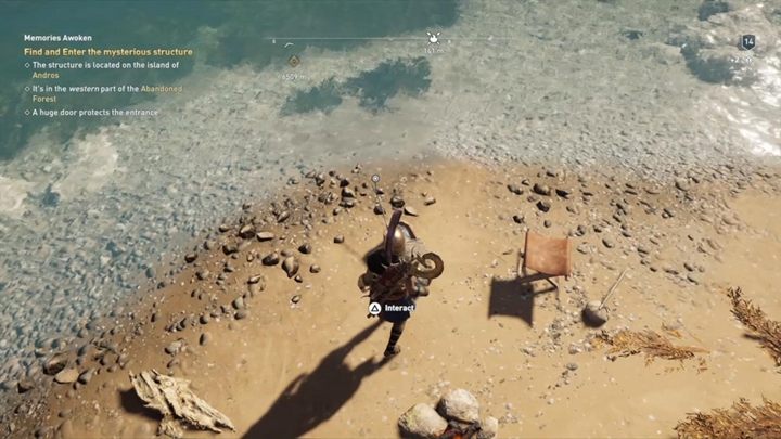 Rozwiązanie zagadki: Udaj się do małej wysepki, przypominającej zwieńczenie wędki i przynętę - Enigmatyczne ostrakony w Malis - Assassins Creed Odyssey - poradnik do gry