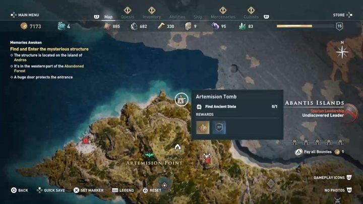 Lokalizacja grobowca: Eubea, północny kraniec wyspy - Grobowce w Eubea - Assassins Creed Odyssey - poradnik do gry