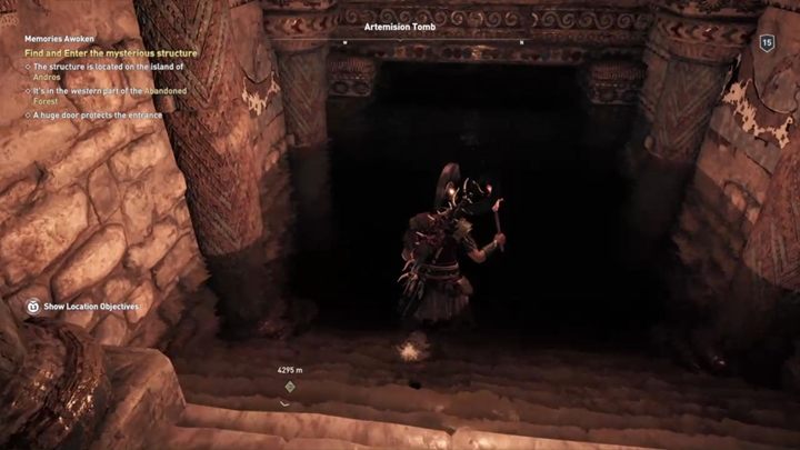 Wróć do pomieszczenia z dziurą i zeskocz na dół - Grobowce w Eubea - Assassins Creed Odyssey - poradnik do gry