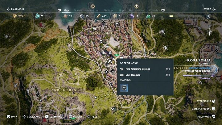 3 - Enigmatyczne ostrakony - Koryncja - Assassins Creed Odyssey - poradnik do gry