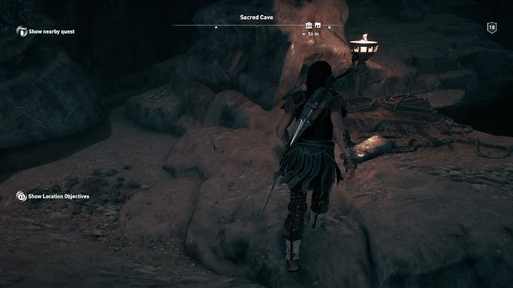 Lokalizacja enigmatycznego Ostrakonu: Znajdziesz go w jaskini Sacred Cave, w środku miasta - Enigmatyczne ostrakony - Koryncja - Assassins Creed Odyssey - poradnik do gry