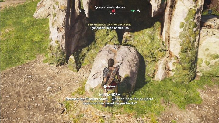 Rozwiązanie zagadki: Udaj się w okolice Kephisoss Sanctuary Ruins - Enigmatyczne ostrakony - Koryncja - Assassins Creed Odyssey - poradnik do gry
