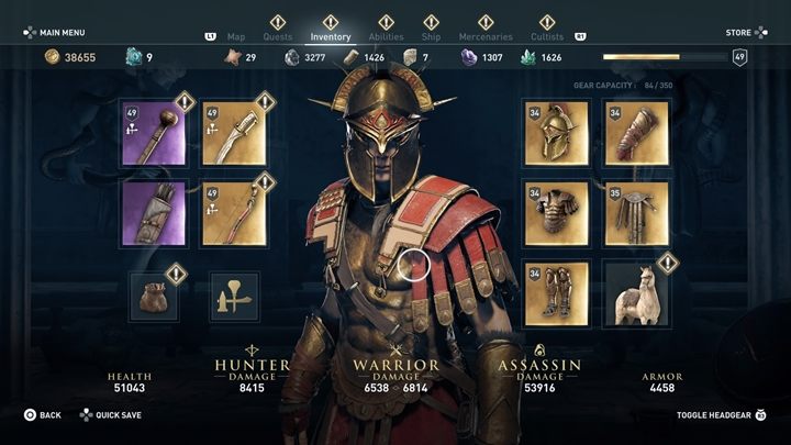 Zestaw spartańskiego bohatera wojennego będzie nagrodą za zabijanie kolejnych Czcicieli Kosmosa w ramach Symmachii Spartańskiej - Legendarne sety za zabijanie kultystów w Assassins Creed Odyssey - Assassins Creed Odyssey - poradnik do gry