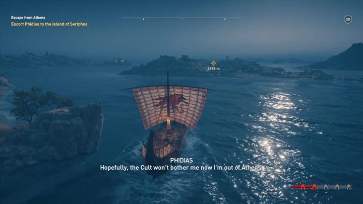 Musisz udać się do wyspy Serifos - Droga do Sympozjon - Solucja gry Assassins Creed Odyssey - Assassins Creed Odyssey - poradnik do gry