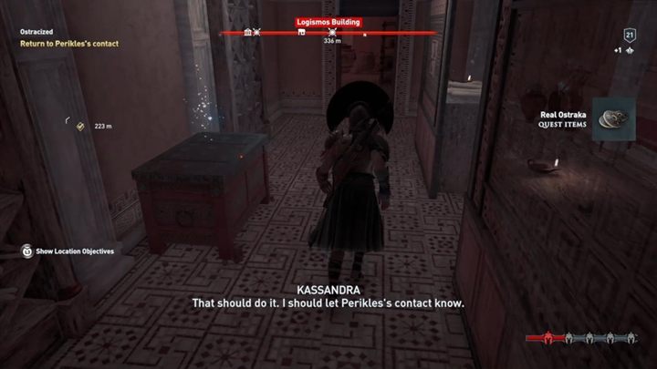 Porozmawiaj z łącznikiem Peryklesa - Droga do Sympozjon - Solucja gry Assassins Creed Odyssey - Assassins Creed Odyssey - poradnik do gry