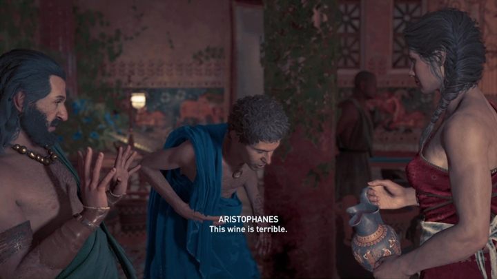 W jednym z pokoi znajdziesz Sofoklesa - Droga do Sympozjon - Solucja gry Assassins Creed Odyssey - Assassins Creed Odyssey - poradnik do gry