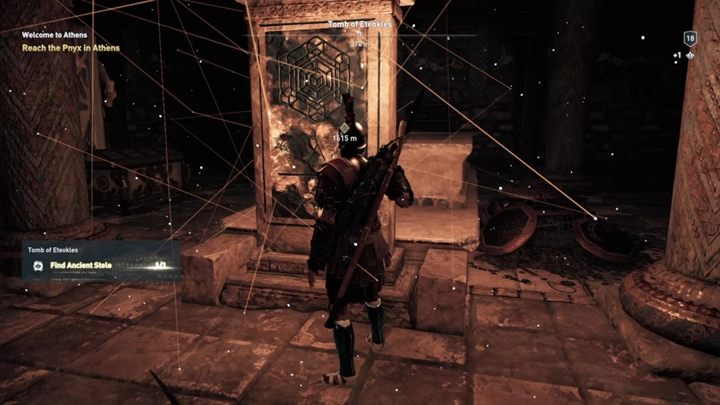 Otwórz skrzynię i odkryj starożytną stelę - Grobowce w Attyka - Assassins Creed Odyssey - poradnik do gry