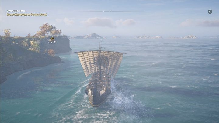 Twoim zadaniem będzie przewiezienie starego przyjaciela na Wyspy Samos - Każda opowieść ma swoje zakończenie - Solucja Assassins Creed Odyssey - Assassins Creed Odyssey - poradnik do gry