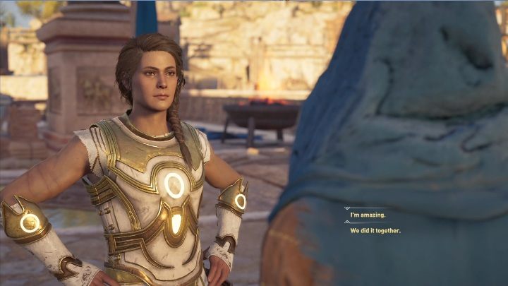 Ciąg wcześniejszych misji kończy się zadaniem Krok naprzód - Każda opowieść ma swoje zakończenie - Solucja Assassins Creed Odyssey - Assassins Creed Odyssey - poradnik do gry