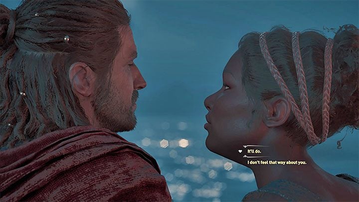 Do ostatniego spotkania z Roxaną dochodzi na szczycie góry już po zaliczonym wyścigu (niezależnie czy go wygrałeś czy przegrałeś) - Roxana - Romanse w Assassins Creed Odyssey - Assassins Creed Odyssey - poradnik do gry