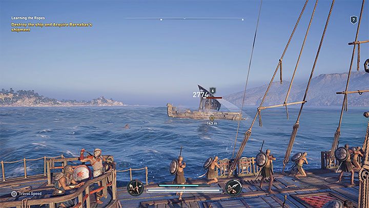 Trofeum to możesz odblokować nawet jeszcze w trakcie zaliczania pierwszych samouczków na morzu niedługo po tym jak przejmiesz kontrolę nad okrętem Adestria - Prędkość taranowania - trofeum w Assassins Creed Odyssey - Assassins Creed Odyssey - poradnik do gry