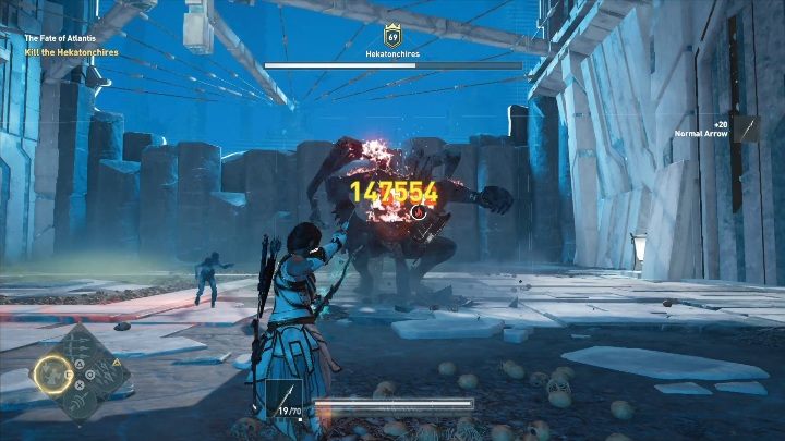 Dobrze działają na niego podpalające strzały - Los Atlantydy - Solucja Los Atlantydy w AC Odyssey - Assassins Creed Odyssey - poradnik do gry