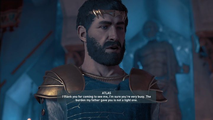 Misja ta polega na rozmowie z Atlasem - Dikastes Atlantydy - Solucja Los Atlantydy w AC Odyssey - Assassins Creed Odyssey - poradnik do gry