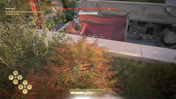 Twoim zadaniem jest udanie się do mężczyzny, porozmawianie z nim, a potem spalenie pięciu zbiorów w najbliższym obozie - Dikastes Atlantydy - Solucja Los Atlantydy w AC Odyssey - Assassins Creed Odyssey - poradnik do gry