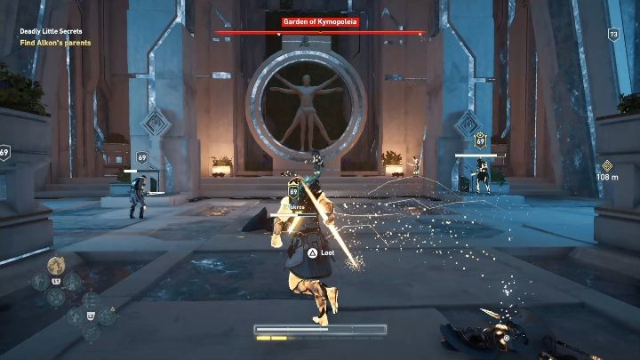 Twoim zadaniem będzie odnalezienie rodziców Alkona, aby to zrobić musisz pierw pokonać wrogów znajdujących się w budynku - Dikastes Atlantydy - Solucja Los Atlantydy w AC Odyssey - Assassins Creed Odyssey - poradnik do gry
