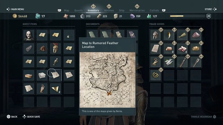 1 - Gdzie znajdują się skarby dla Xenii w Assassins Creed Odyssey? - Assassins Creed Odyssey - poradnik do gry