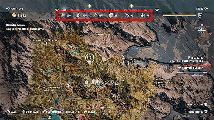 W grze zbiera się sześć rodzajów surowców do craftingu - miękkie skóry (Soft Leather), żelazo (Iron Metal), drewno oliwne (Olive Wood), starożytne tabliczki (Ancient Tablets), szkło obsydianowe (Obsidian Glass) oraz cenne klejnoty (Precious Gems) - Jak zdobywać surowce do craftingu w Assassins Creed Odyssey? - Assassins Creed Odyssey - poradnik do gry