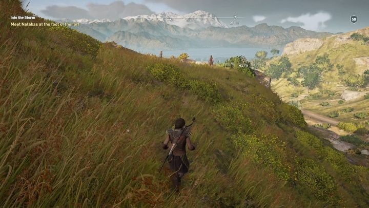 Po uwolnieniu więzniów udaj się do Dariusa i porozmawiaj z nim - W objęciach burzy | Solucja Assassins Creed Odyssey - Assassins Creed Odyssey - poradnik do gry