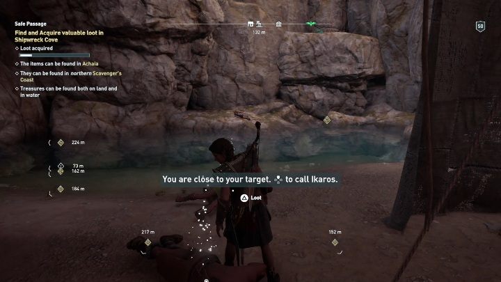 Kolejny przedmiot znajdziesz w jaskini, przy plaży - Kto sieje wiatr... | Solucja Assassins Creed Odyssey - Assassins Creed Odyssey - poradnik do gry