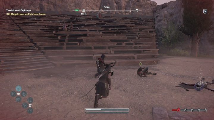 Na miejscu zaatakuje cię Megakreon - Kto sieje wiatr... | Solucja Assassins Creed Odyssey - Assassins Creed Odyssey - poradnik do gry