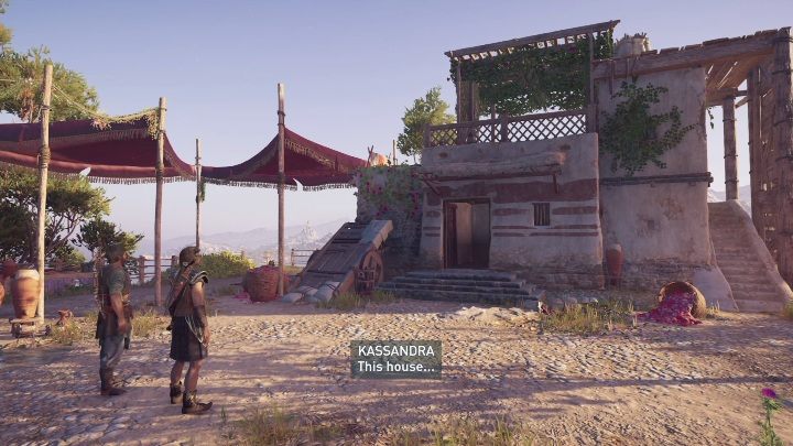 Musisz udać się z potomkiem Dariusa do ich starego domu - Cisza przed burzą | Solucja Assassins Creed Odyssey - Assassins Creed Odyssey - poradnik do gry