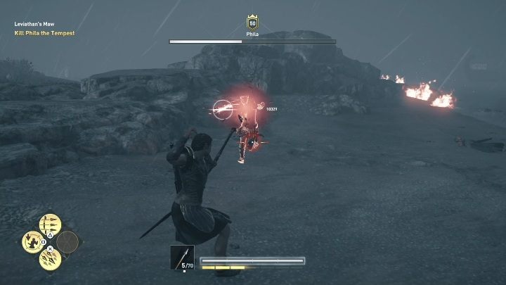 Po pokonaniu wrogiego statku walka przeniesie się na ląd - W paszczy Lewiatana | Solucja Assassins Creed Odyssey - Assassins Creed Odyssey - poradnik do gry