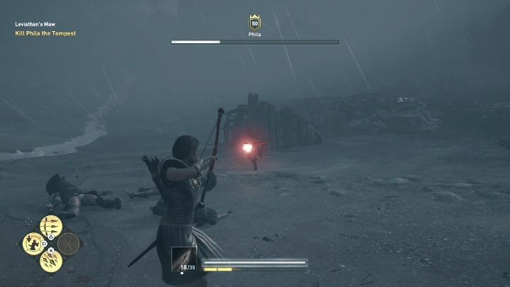 Najlepiej będzie wykorzystać do tego łuk - W paszczy Lewiatana | Solucja Assassins Creed Odyssey - Assassins Creed Odyssey - poradnik do gry