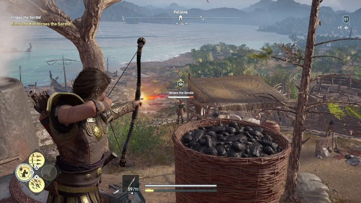 Aby ukończyć tę misję zabij Hirpesa zwanego Plugawym - Zadania poboczne epizodu 2 - Mroczne dziedzictwo - Assassins Creed Odyssey - poradnik do gry