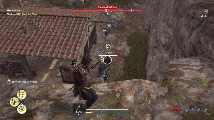 W Olouros Fortress znajdziesz Aiasa - Zadania poboczne epizodu 2 - Mroczne dziedzictwo - Assassins Creed Odyssey - poradnik do gry