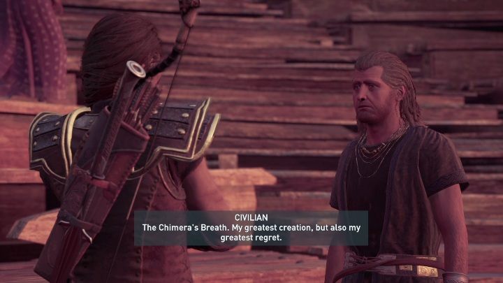 Udaj się do amfiteatru i porozmawiaj z człowiekiem siedzącym na widowni - Zakon Burzy - zabójstwa w Dziedzictwo pierwszego ostrza DLC - Assassins Creed Odyssey - poradnik do gry