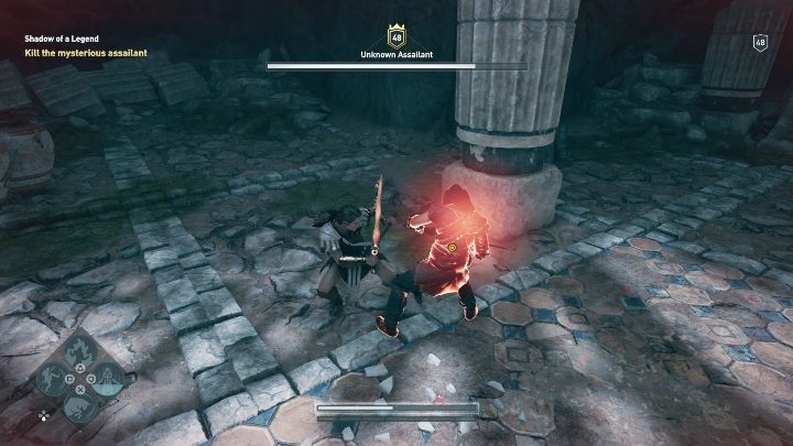 Gdy zbadasz ostatnie ciało zaatakuje cię Darius - Cień legendy | Solucja Dziedzictwo pierwszego ostrza DLC - Assassins Creed Odyssey - poradnik do gry