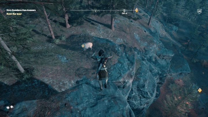 Twoim kolejnym zadaniem będzie zabicie dzika - Więcej pytań niż odpowiedzi | Solucja Dziedzictwo pierwszego ostrza DLC - Assassins Creed Odyssey - poradnik do gry