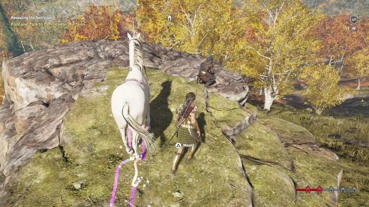 Misję tę rozpoczniesz od rozmowy z Dariusem w okolicy Olynthos Fortress - Polowanie na Łowcę | Solucja Dziedzictwo pierwszego ostrza DLC - Assassins Creed Odyssey - poradnik do gry