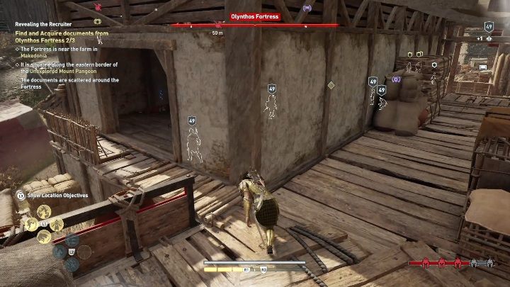 Ostatni dokument znajdziesz na podłodze koło worków - Polowanie na Łowcę | Solucja Dziedzictwo pierwszego ostrza DLC - Assassins Creed Odyssey - poradnik do gry