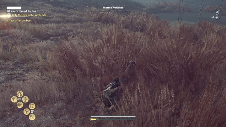 Gdy ukończysz śledztwo usłyszysz chłopca - Polowanie na Łowcę | Solucja Dziedzictwo pierwszego ostrza DLC - Assassins Creed Odyssey - poradnik do gry