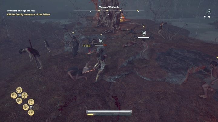 Koło chłopca pojawią się przeciwnicy - Polowanie na Łowcę | Solucja Dziedzictwo pierwszego ostrza DLC - Assassins Creed Odyssey - poradnik do gry