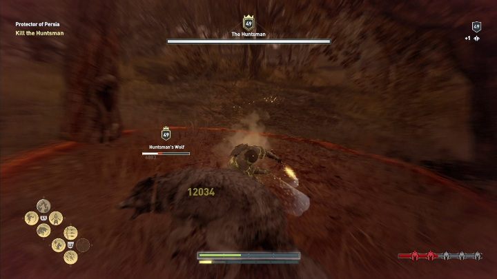 Huntsman nie należy do trudnych przeciwników jednak walka z nim może być długa i nieprzyjemna - Obrońca Persji | Solucja Dziedzictwo pierwszego ostrza DLC - Assassins Creed Odyssey - poradnik do gry