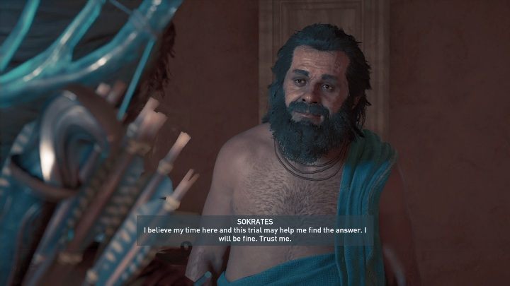 Zdobyte informacje od Sokratesa rozpoczną kolejną misję - Finding Ones Voice - Proces Sokratesa - Solucja Assassins Creed Odyssey - Assassins Creed Odyssey - poradnik do gry