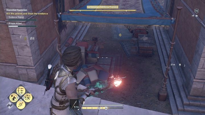 W tym samym miejscu znajduje się parę dokumentów, które ułatwią Ci udowodnienie niewinności Sokratesa - Proces Sokratesa - Solucja Assassins Creed Odyssey - Assassins Creed Odyssey - poradnik do gry