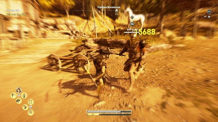 Gaja Piącha nie posiada żadnego zwierzęcia, które pomagałoby jej w walce - Zadania poboczne Epizod 1 Dziedzictwo pierwszego ostrza DLC - Assassins Creed Odyssey - poradnik do gry
