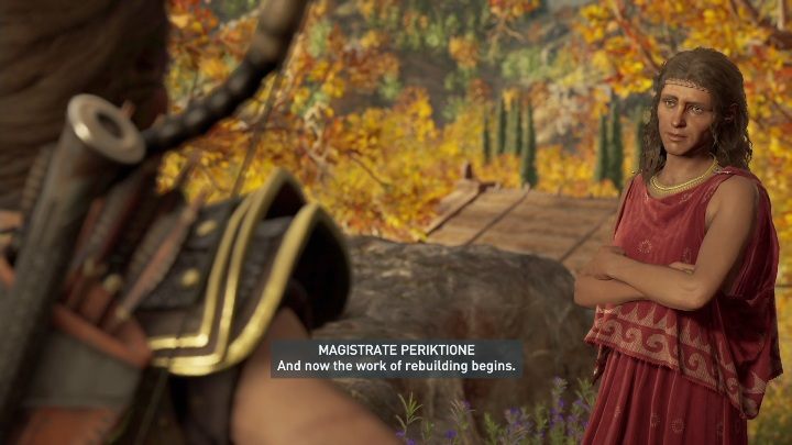 Po pozbyciu się przeciwników porozmawiaj z Thyia i wróć z nią do wioski - Córy Lalaji - Nowe zadanie poboczne w Assassins Creed Odyssey - Assassins Creed Odyssey - poradnik do gry