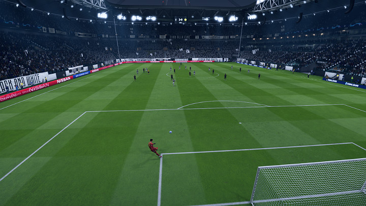 Daleki wykop to najmniej precyzyjna technika wznawiania gry od własnej bramki - Gra bramkarzem w FIFA 19 - FIFA 19 - poradnik do gry