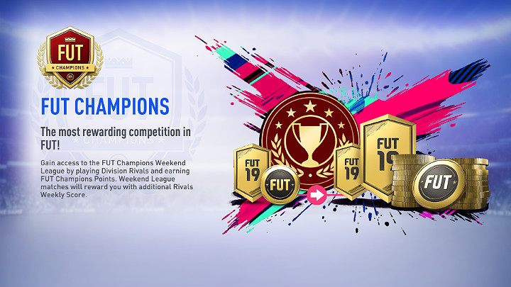 FUT Champions to prestiżowa liga weekendowa do której można się dostać po uzyskaniu odpowiedniej ilości punktów - Tryby gry w FUT | FIFA 19 - FIFA 19 - poradnik do gry