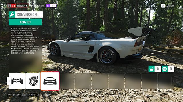 W niektórych samochodach wymienisz karoserię dzięki dedykowanym body-kitom. - Ulepszenia i tuning samochodu w Forza Horizon 4 - Forza Horizon 4 - poradnik do gry