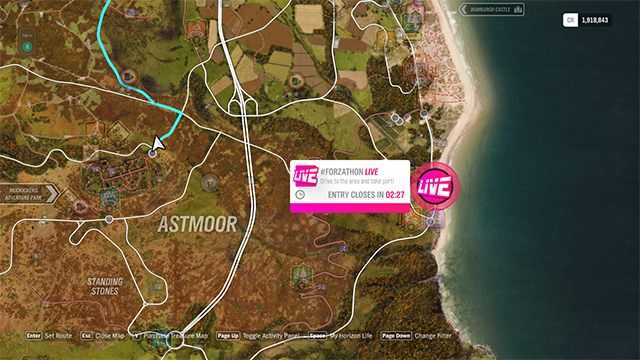 Gra poinformuje Cię kiedy i gdzie rozpocznie się wydarzenie Forzathon Live. Jeśli się spóźnisz z przybyciem - nie będziesz mógł wziąć w nim udziału. - Czym różnią się tryby Horizon Life i Horizon Solo? | Forza Horizon 4 - Forza Horizon 4 - poradnik do gry