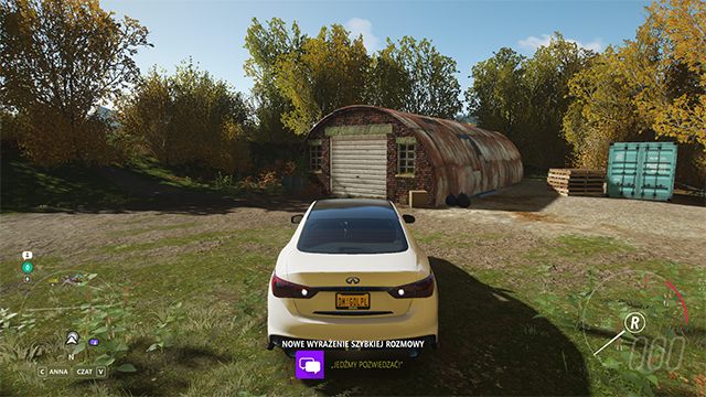 Każdy zapomniany wóz schowany w jest w takim garażu. - Mapa zapomnianych samochodów w Forza Horizon 4 - Forza Horizon 4 - poradnik do gry